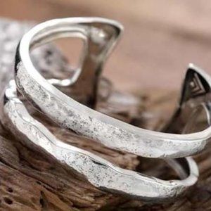 Silpada "Modernista" Sterling Silver .925 Cuff Bracelet